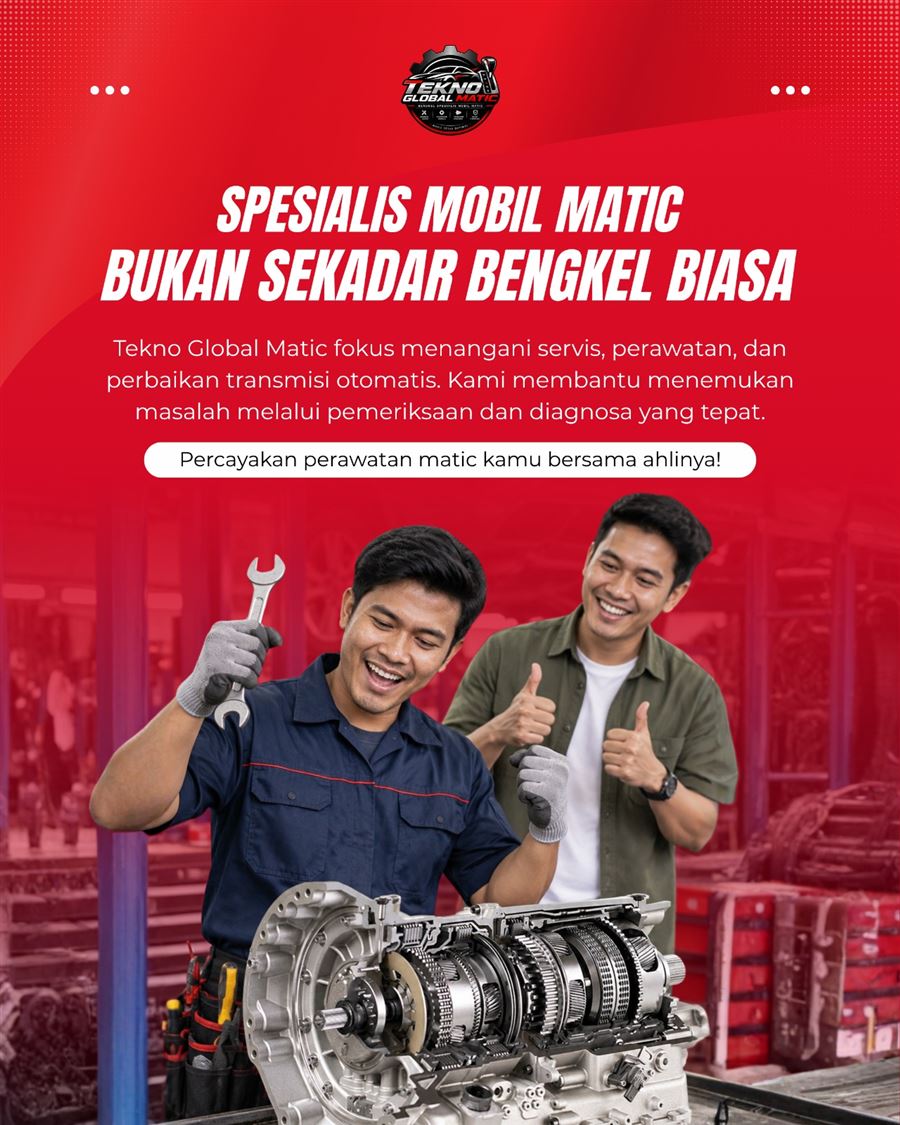 Spesialis mobil matic, bukan sekadar bengkel biasa